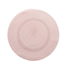 Lugar Americano de Poliéster Fresno Espiral Rosa 38cm - Lyor 1650
