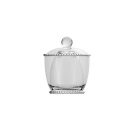 MANTEIGUEIRA FRANCESA DE VIDRO COM TAMPA PEARL 10,5CM X 10,5CM X 11CM - WOLFF 20677
