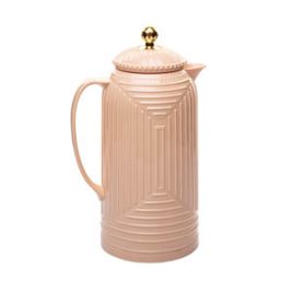 GARRAFA TÉRMICA DE PLÁSTICO GEOMETRIC BEGE 1L - WOLFF 20811
