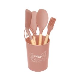 Conjunto 6 Utensílios para Confeitaria de Silicone com Suporte Nude - Wolff 20981