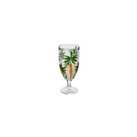 Taça Palm Tree Handpaint 450ml Cristal Ecológico - Wolff 21127