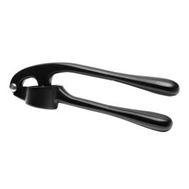 Espremedor de Alho com Cabo Antiderrapante Chef Pro 17cm Preto Liga de Zinco - Wolff 21483