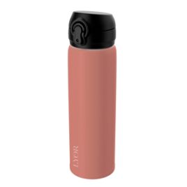 Garrafa Térmica Dupla Parede de Aço Inox com Tampa Flip Nude 410ml - Lyor 220524
