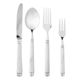 Faqueiro Grécia 30 Peças Aço Inox - Lyor 220922