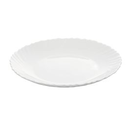 Prato para Sobremesa Nevada 19cm Branco Vidro Opalino - Lyor 220985