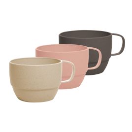 Caneca Lines 360ml Sortida PP e Bambu - Lyor 221310