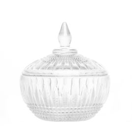 POTICHE DECORATIVO DE CRISTAL QUEEN 14CM X 15CM - WOLFF 27996