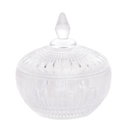 POTICHE DECORATIVO DE CRISTAL QUEEN 11CM X 12CM - WOLFF 28008
