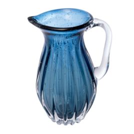 JARRA DE VIDRO ITALY AZUL 800ML - WOLFF 29444