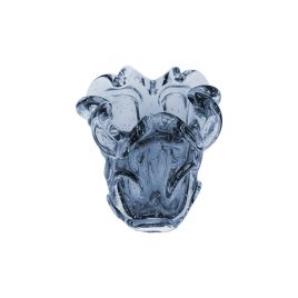Vaso de Vidro Italy Azul 11,5cm x 13cm - Lyor 4814