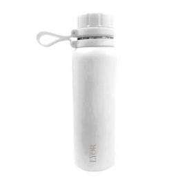 Garrafa Térmica de Aço Inox Explorer Branca 650ml - Lyor 4879