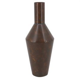 VASO DECORATIVO EM FERRO MARROM 20CM X 20CM X 51CM AA0001