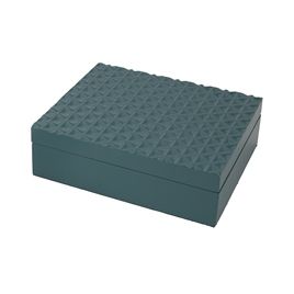 RE PORTA JOIAS DE MADEIRA AZUL AH0244