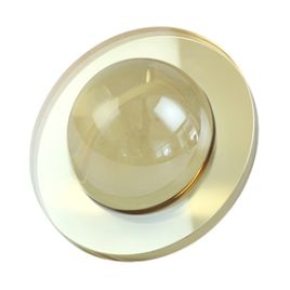 RE PECA DECORATIVA ESFERA EM CRISTAL AMBAR AH0407