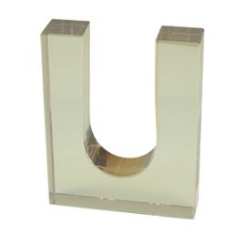RE PECA DECORATIVA U EM CRISTAL AMBAR AH0409