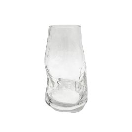 VASO DECORATIVO EM VIDRO TRANSPARENTE AP0006