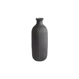 RE VASO DE VIDRO CINZA BC0077