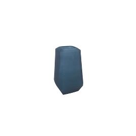 VASO DE VIDRO AZUL FOSCO BC0163
