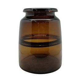 VASO DE VIDRO AMBAR BH0119