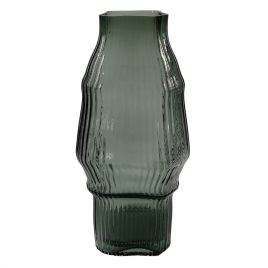 RE VASO DE VIDRO CINZA BH0212