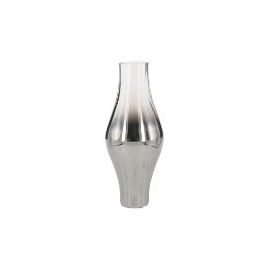 VASO DE VIDRO DEGRADE CROMADO 10,1CM X 25CM BN0017
