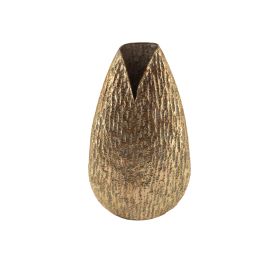 VASO DECORATIVO EM METAL DOURADO CR0164