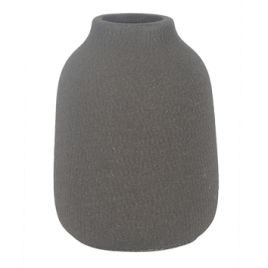 RE VASO DE CERAMICA CINZA CT0061