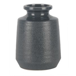 RE VASO DE CERAMICA CINZA CT0103