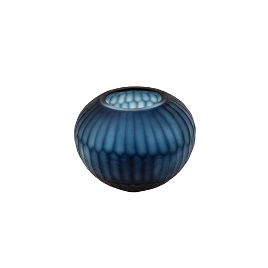 RE VASO EM VIDRO AZUL D23,5CM X 17CM DK0005