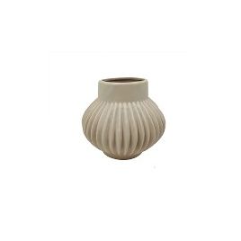 VASO DE CERAMICA CINZA DL0077
