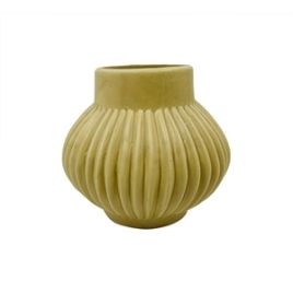 VASO DE CERAMICA AMARELO DL0079