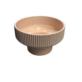 VASO DE CERAMICA ROSA 25CM X 25CM X 15CM DN0024R