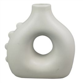 VASO DE CERAMICA BRANCO DN0071