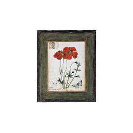 QUADRO COM MOLDURA EM MADEIRA DE DEMOLIÇÃO HD0037