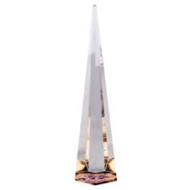 RE PECA DECORATIVA EM CRISTAL TRANSPARENTE HK0036