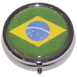 P PORTA COMPRIMIDOS BRASIL - 5X5 CM LC0313