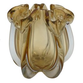 VASO DE VIDRO AMBAR OD0132
