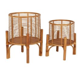 RE CJ. DE CACHEPOTS DE BAMBU PF0013