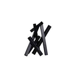 VASO DE METAL PRETO RKP0005