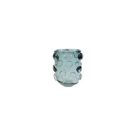 VASO DE VIDRO CINZA RLY0005