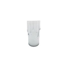 VASO DE VIDRO BRANCO ROD0035