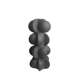 VASO DE CERAMICA PRETO RXC0003