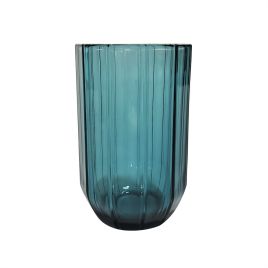 CONJ DE TACAS AZUIS DE VIDRO - 6 PCS