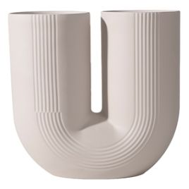 VASO DE CERAMICA BEGE VC0037