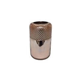 RE VASO DE VIDRO ROSE GOLD VN0015