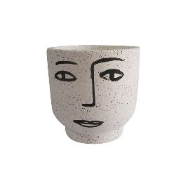 RE VASO EM CIMENTO CINZA WF0039