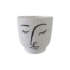 D VASO EM CIMENTO CINZA WF0040
