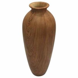 VASO DE CERAMICA ESTILO MADEIRA XD0440